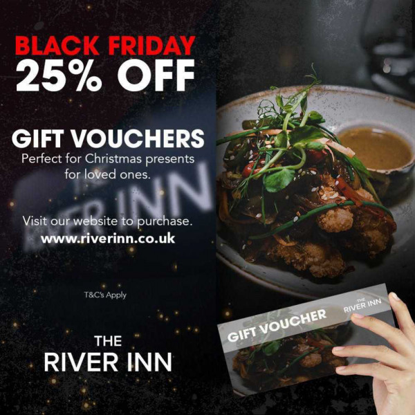 Image for The River Inn Gift Voucher - Black Friday